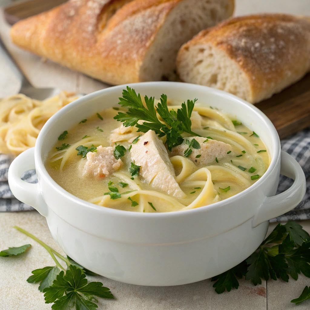 Progresso Creamy Chicken and Homestyle Noodles Soup, Rich and Hearty Canned Soup, 18.5 oz (Pack of 12)