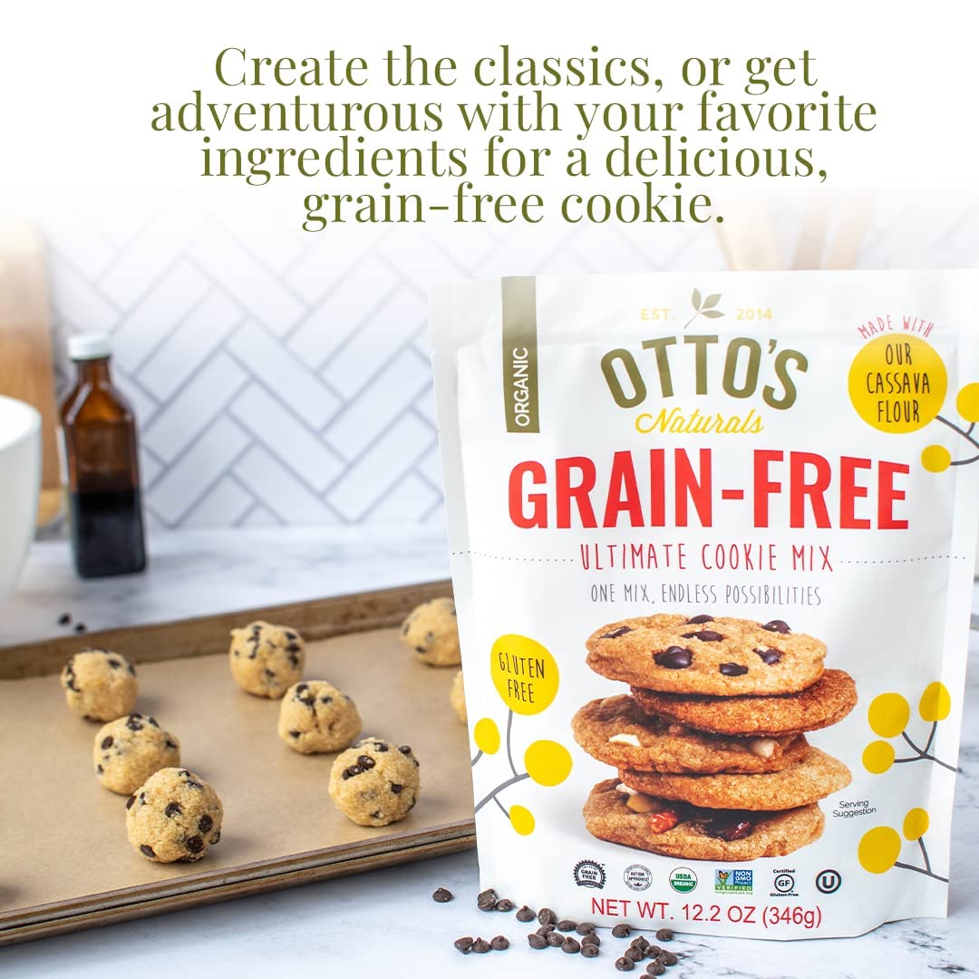 Otto'S Naturals Grain-Free Ultimate Cookie Mix, Made With Organic Cassava Flour, Gluten-Free All-Purpose Cookie Mix, Non-Gmo Ver