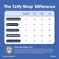 Taffy Shop Birthday Cake Cake Salt Water Taffy - Gourmet Soft Chewy Candy, Bulk Sweet Snack, Fresh Gift & Gluten-Free, 35 Indivi