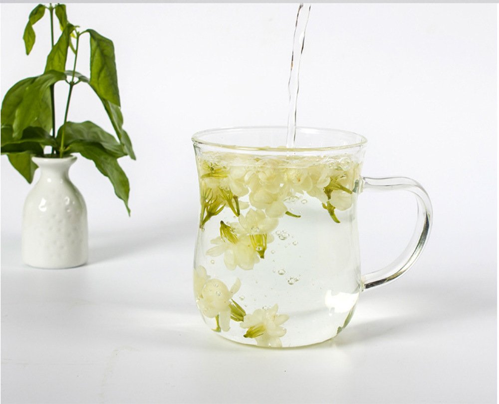 Tooget Fragrant Natural Pure Jasmine Buds Dried Jasmine Flowers Wholesale, Herbal Tea - 2 Oz
