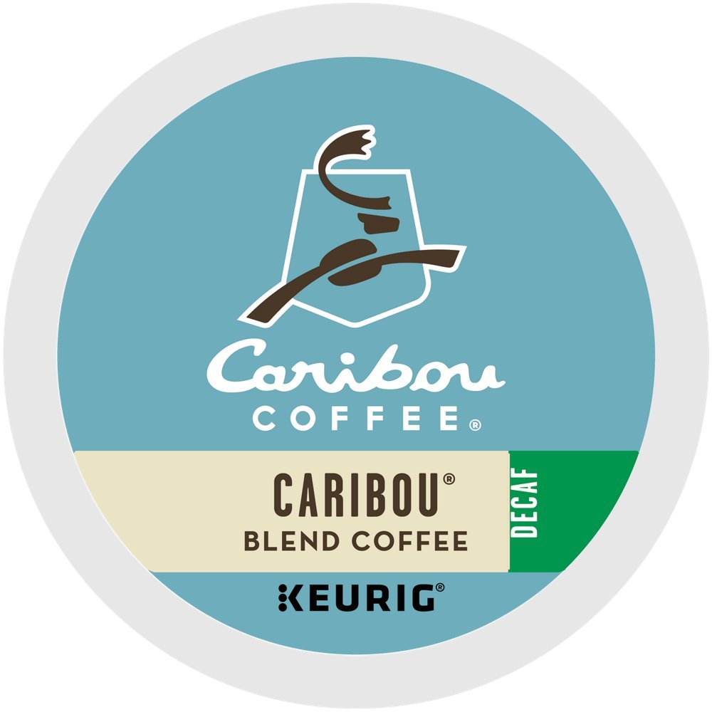 Caribou Coffee Caribou Blend Decaf K-Cup Portion Pack 24 Count (Pack of 2)
