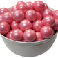 Light Pink Pearl Gumballs 1 Inch-2 Pound Bulk Bag For Baby Showers And Gender Reveal Parties