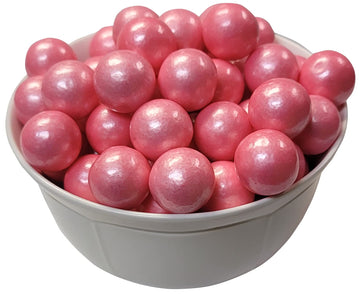 Light Pink Pearl Gumballs 1 Inch-2 Pound Bulk Bag For Baby Showers And Gender Reveal Parties