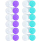 Qvvq 12Pcs Contact Lens Case, Contact Lens Box Left/Right Eyes Holder Container, Outdoor Mini Contact Lens Soak Storage Kit For 