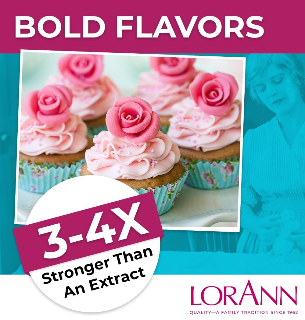LorAnn Oils Super Strength Flavoring, Cotton Candy, 1 fl oz, Clear to Pale Off White, Model 0460