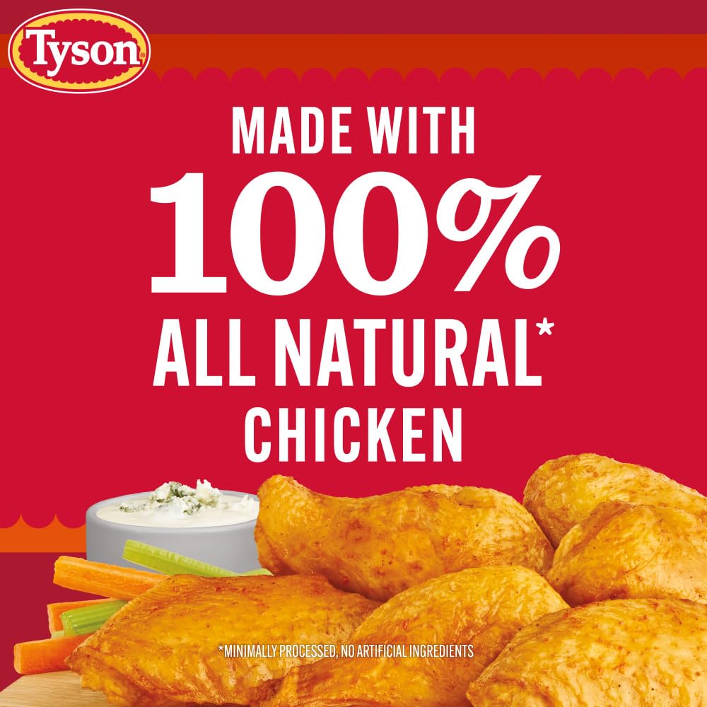 Tyson Buffalo Frozen Chicken Wings, 40 Oz Bag