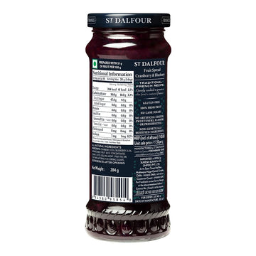 St. Dalfour Cranberry & Blueberry Fruit Spread, 10 Ounce (Pack of 6)
