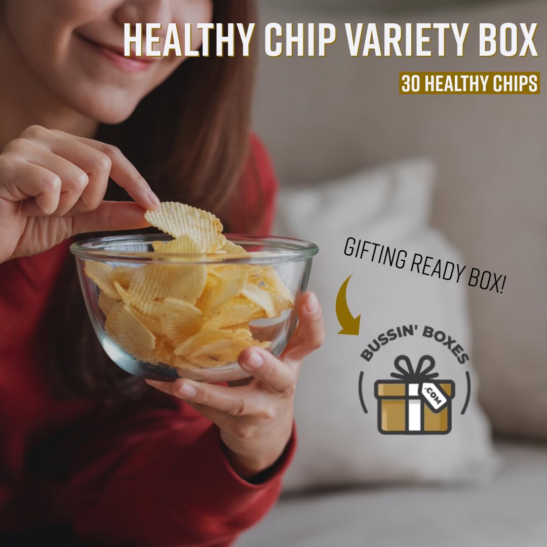 Healthy Snacks Variety Pack (30 Items) Bulk Assortment Of Healthy Chips, Popcorn & Crisps