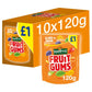 Rowntree'S Fruit Gums 120G (Pack Of 10)