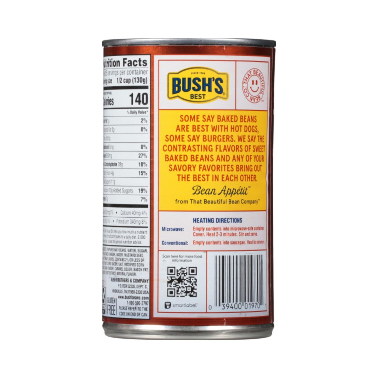 Bushs Best Baked Beans Variety Pack, Bacon Maple Country Mix, 168 Oz (3 Maple Cured Bacon, 3 Country Style)