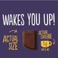 AWAKE Caffeinated Chocolate Energy Bites - Dark Chocolate, 50 Count, Purple