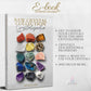 Zatny Raw Crystal Chakra Starter Collection 17Pcs Healing Crystal Kit, Flourite, Howlite, Obsidian, Amazonite, Apatite, Amethyts