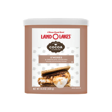 Land O Lakes Cocoa Classics, Smores & Chocolate Hot Cocoa Mix, 14.8-Ounce Canister