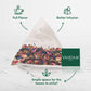 Vahdam, Hibiscus Flowers Herbal Tea Bags (15 Count) Caffeine Free, Non Gmo, Gluten Free Hibiscus Tea | Floral Flavor Tisane - Hibiscus Rose Petals & Exotic Spices | Resealable Ziplock Pouch