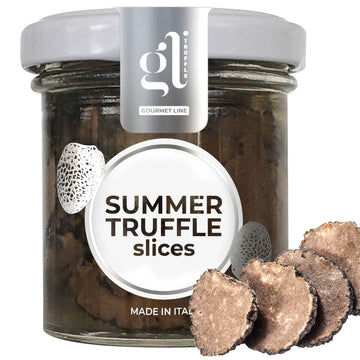 Gl Truffle Gourmet Line Truffle Slices  Black Summer Truffle Carpaccio  (85 Gr) (2.99 Oz)  Preserved  Thinly Sliced Delicacy Of Italy  Product Of Italy