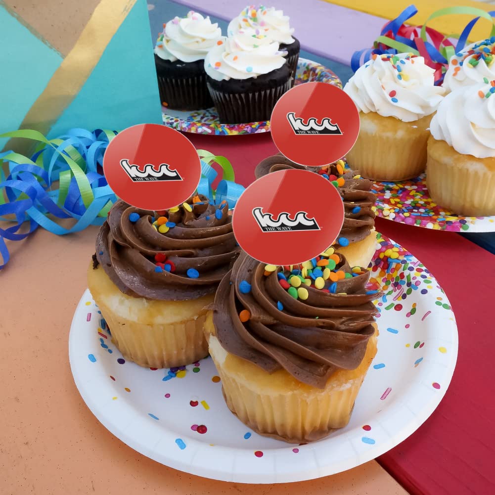 Kingsborough Community College Secondary Logo Cupcake Picks Toppers Decoration Set Of 6