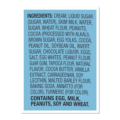 Ben & Jerrys Peanut Butter Half Baked Chocolate & Peanut Butter Ice Cream Pint Non-GMO 16 oz