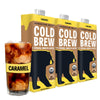 Wandering Bear Organic Caramel Cold Brew Coffee, 32 fl oz, 3 Pack - Extra Strong, Smooth, Unsweetened, Shelf-Stable, Ready to Dr