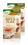Simply Nature Organic Instant Oatmeal Packets (2 Boxes, Oats & Flax)