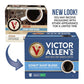 Victor Allens Coffee Decaf Donut Shop Blend, Medium Roast, 200 Count Single Serve Pods, Brown