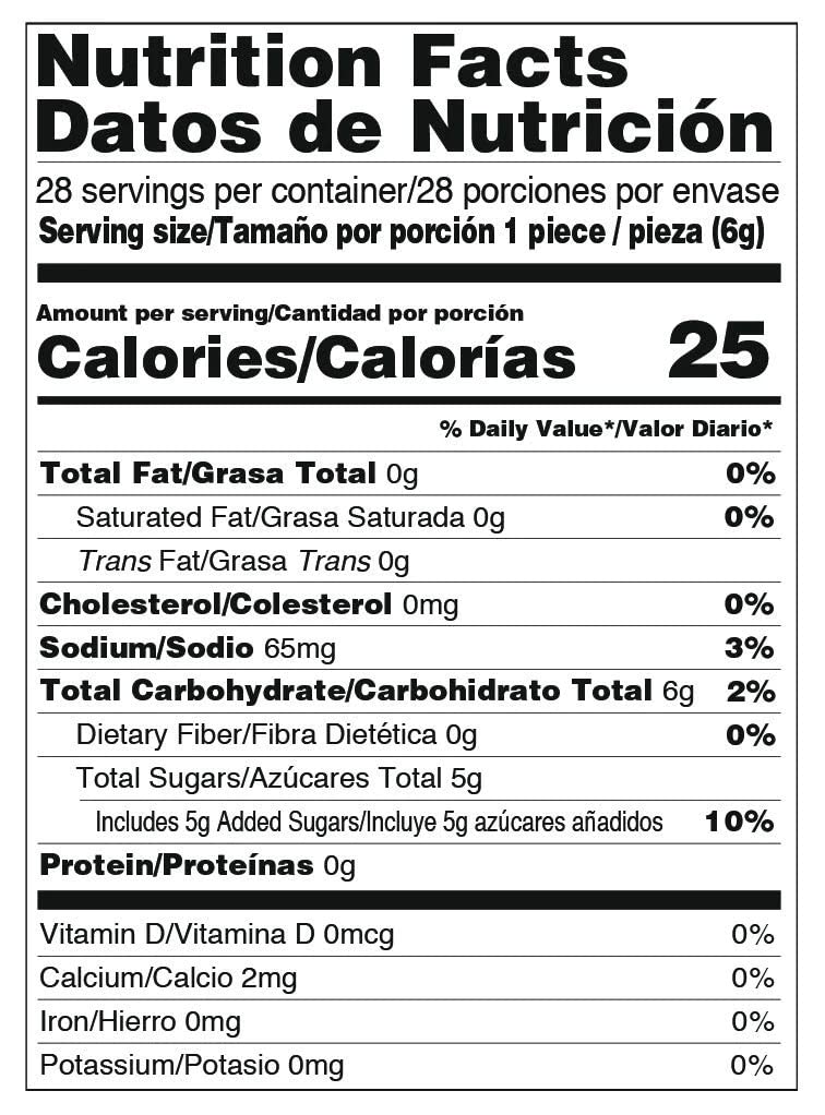 Jovy Revolcaditas With Chili Watermelon & Mango Flavors | 6Oz Bag | Mexican Candy