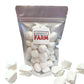 Freeze Dried Candy Vanilla Salt Water Taffy 2 oz - Cut To Bite Sized Pieces - Ships In Box - Deliciously Crunchy, Intense Flavor