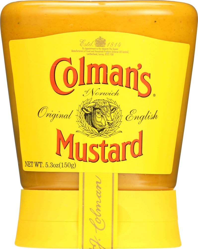Original Colmans Original English Squeezy Mustard English Mustard Imported From The UK England The Best Of English Mustard