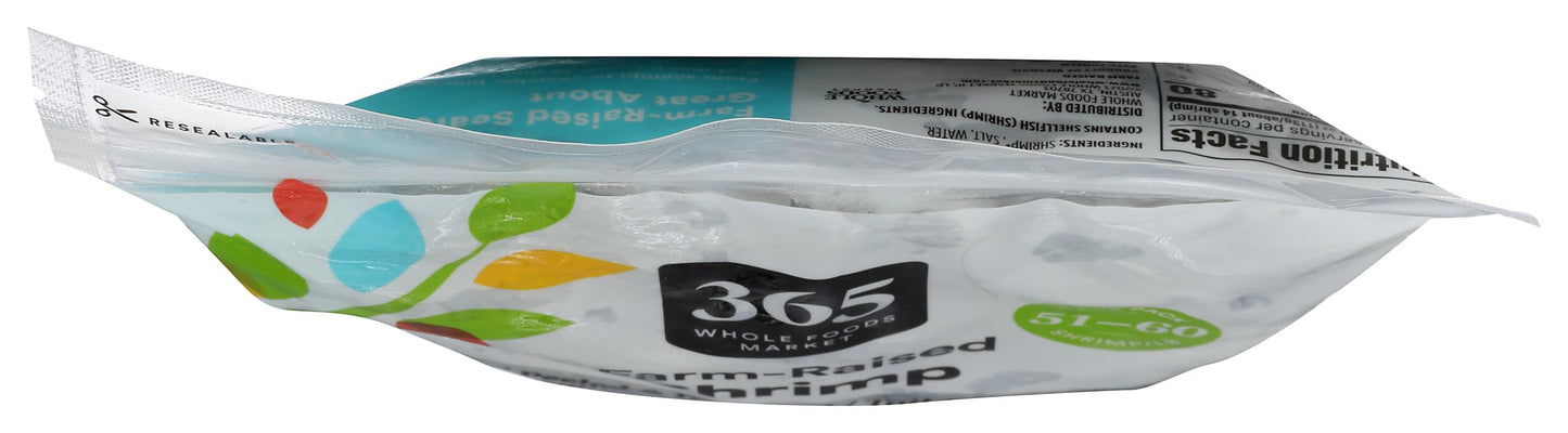 365 by Whole Foods Market 51/60 Tail Off Shrimp Club Pack, 32 OZ
