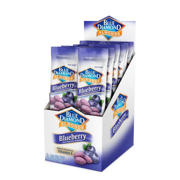 Blue Diamond Almonds, Oven Roasted Blueberry, 1.5 Ounce (Pack Of 12)