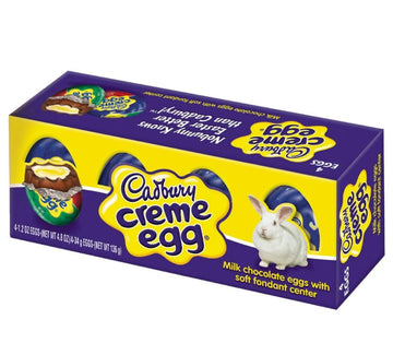 Cadbury Creme Eggs, 1.2-Ounce (Pack of 4) in Tundras Box