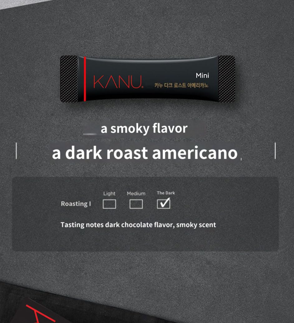 Generic Maxim Kanu Mini Dark Roasted Americano Coffee 0.9G X 150Sticks, Ship From Usa