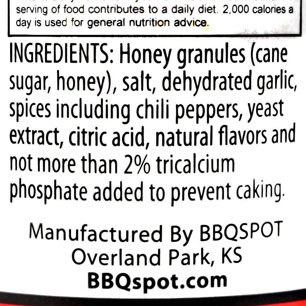 Bbq Spot Rub Some Rib Honey And Sriracha Seasoning Rub 6 Oz