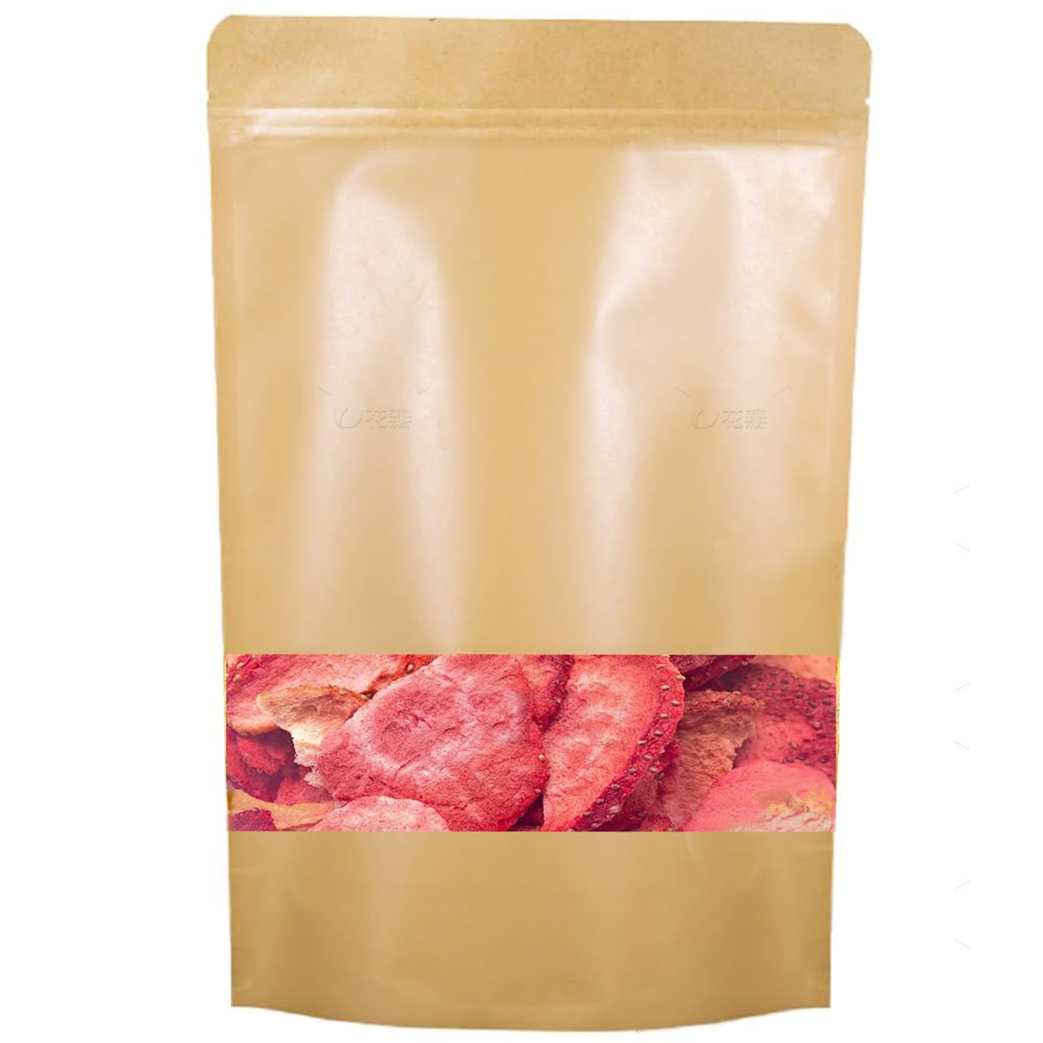 Top-Grade Freeze Dried Strawberries Sliced 8.8 Oz/250G  100% Natural & No Additives  Crispy Slices Strawberries Dried (8.8 Oz)
