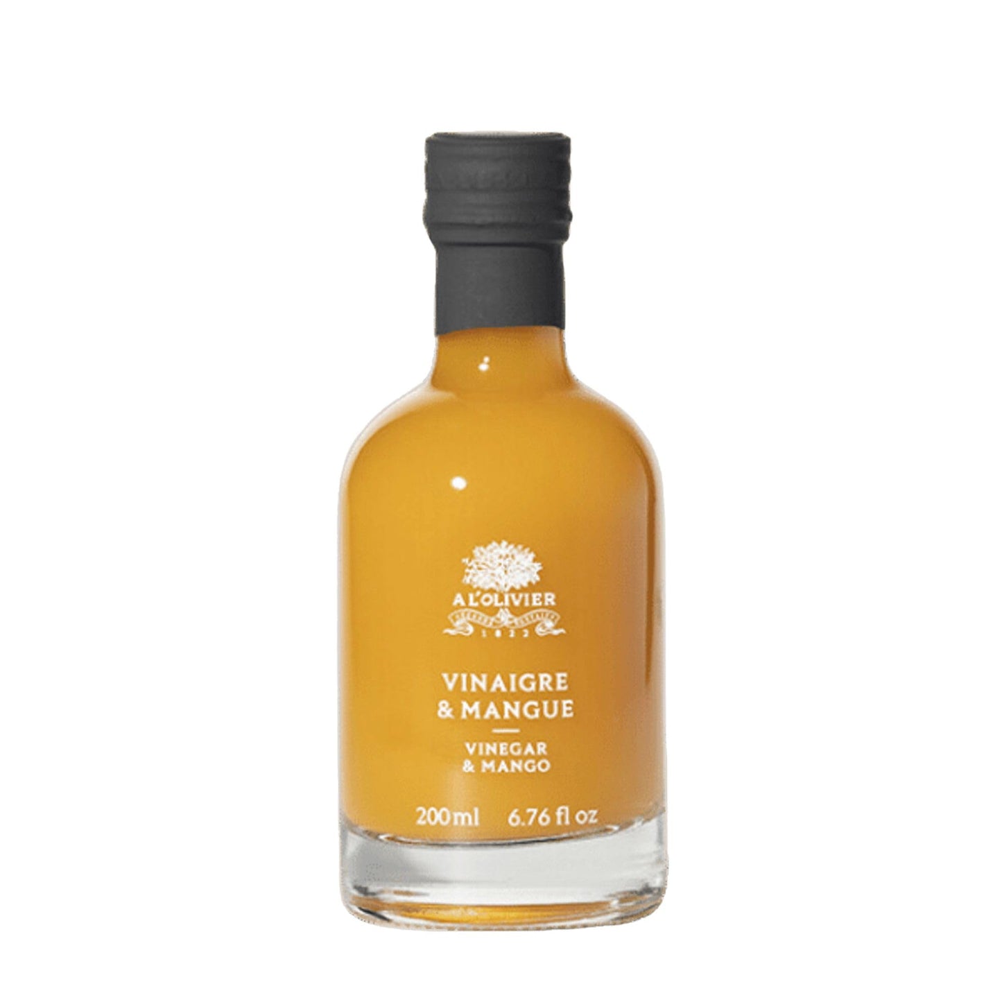 A L'Olivier Mango Fruit Vinegar, 7-Ounce, Yellow