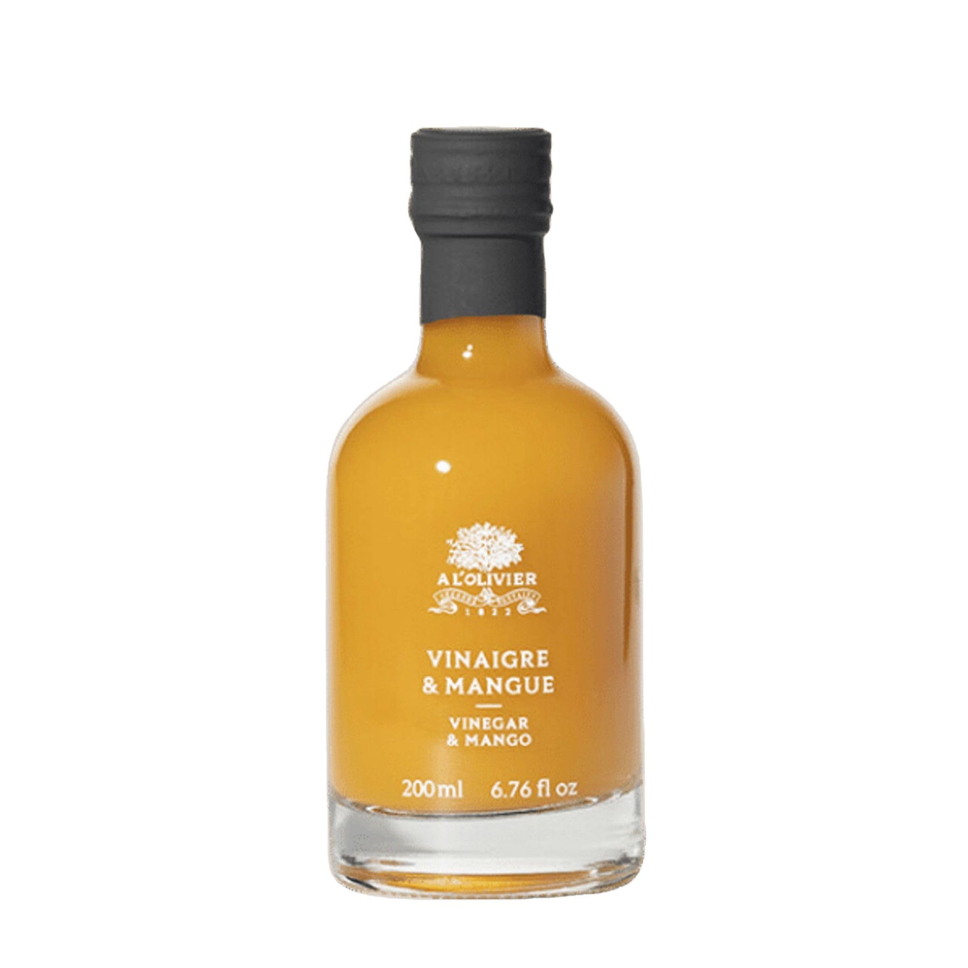 A L'Olivier Mango Fruit Vinegar, 7-Ounce, Yellow