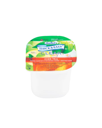 Thick & Easy Clear Thickened Iced Tea, Nectar Consistency, 4 Fl Oz (Pack Of 24)