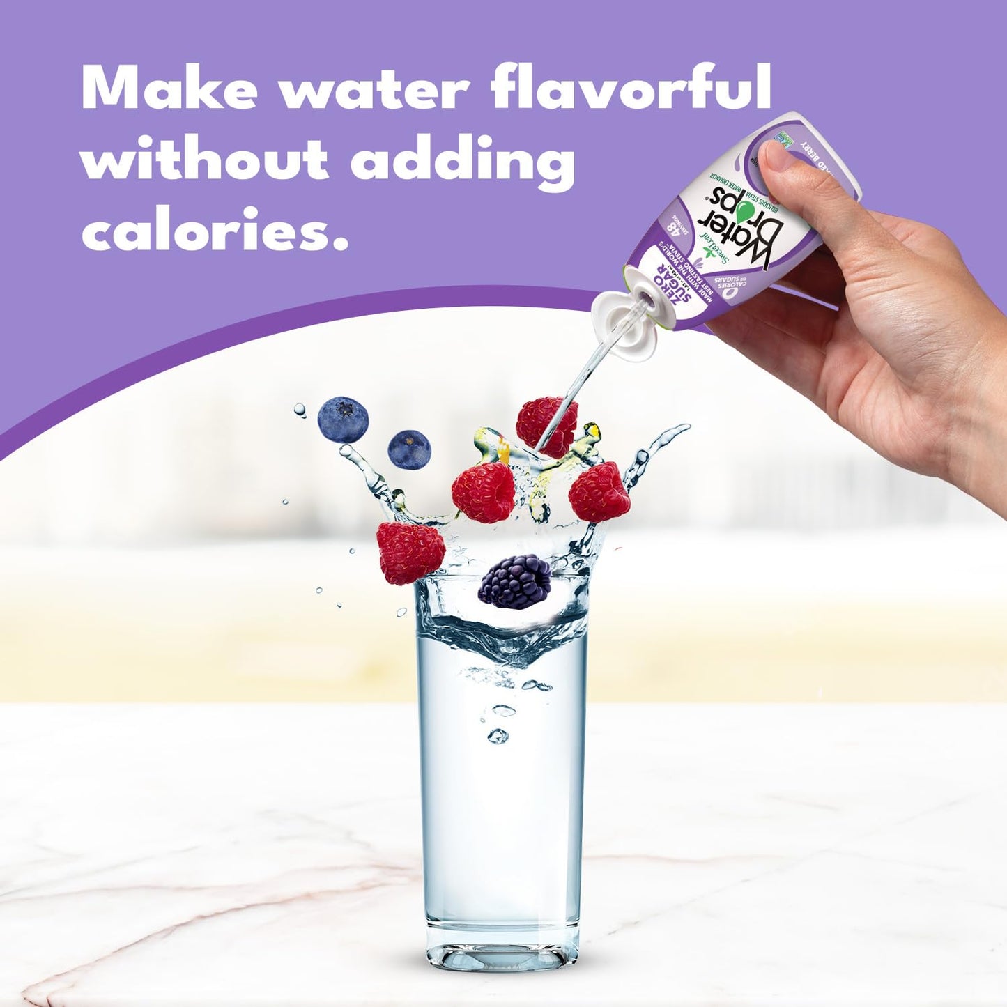 Sweetleaf Water Drops, Mixed Berry – Sugar-Free Water Enhancer Drops, Stevia & Monk Fruit Sweetener Water Flavoring, 1.62 Oz (Pack Of 6)