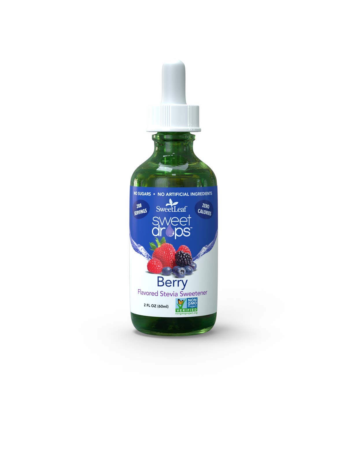 Sweetleaf Sweet Drop Berry Flavored Stevia Sweetener 2Oz Bottle