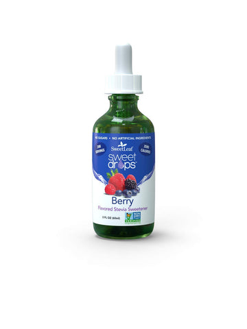 Sweetleaf Sweet Drop Berry Flavored Stevia Sweetener 2Oz Bottle