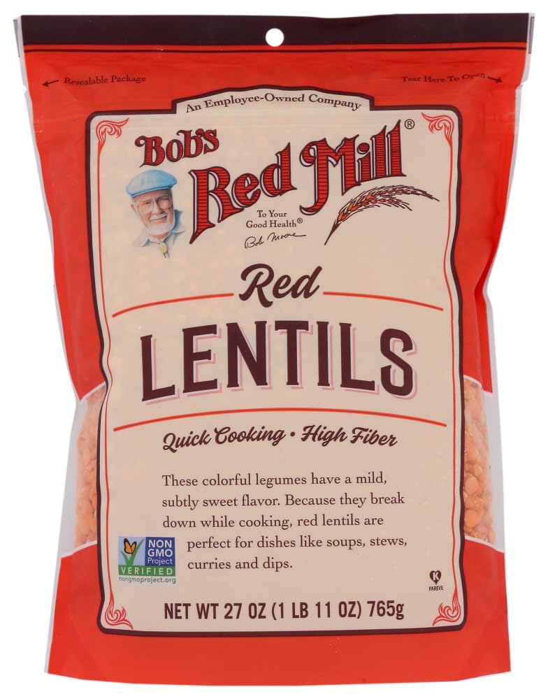 Bobs Red Mill Lentil Beans 27 ounce