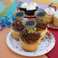 GRAPHICS & MORE Cupcake Picks Set of 6 - Acrylic Heart Decoration - California State University Monterey Bay - One Size