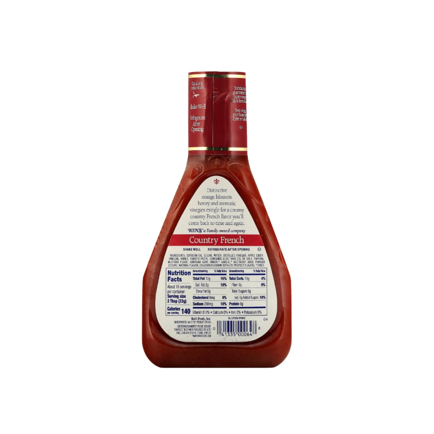Ken'S Steak House Lite Country French With Orange Blossom Honey Dressing 16 Fl Oz (Pack Of 2)