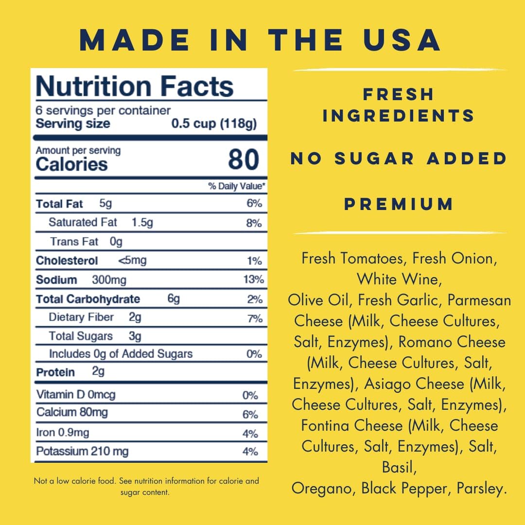 Yo Mama s Foods Low Carb Four Cheese Pasta Sauce, No Sugar Added | (3) 25 Ounce Jars | Gluten Free and Paleo Friendly, crafted