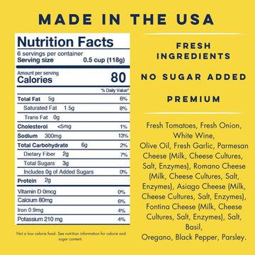 Yo Mama s Foods Low Carb Four Cheese Pasta Sauce, No Sugar Added | (3) 25 Ounce Jars | Gluten Free and Paleo Friendly, crafted