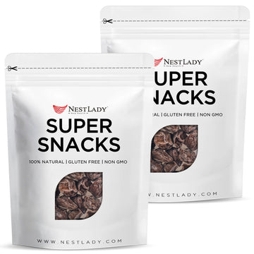 NESTLADY Sweet And Sour Dried Plum 60g (2 Packs, 120g in Total)- 100% Natural, Sweet and Sour, Healthy Snacks, Resealable Bag, P