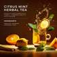 Gya Tea Co Citrus Mint Loose Leaf Tea - Refreshing Peppermint & Lemongrass - 5.29 Oz (70 Cups)