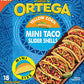 Ortega Mini Taco Slider Shells, Yellow Corn, 4.4 Ounce, 18 Shells