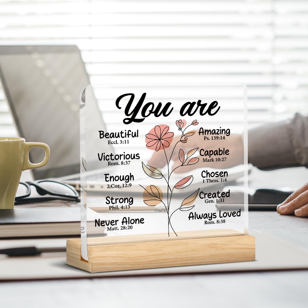 Christian Gifts For Women, Inspirational Religious Gifts For Female Friends On Birthday Mothers Day Christmas, Bible Verses Jesu