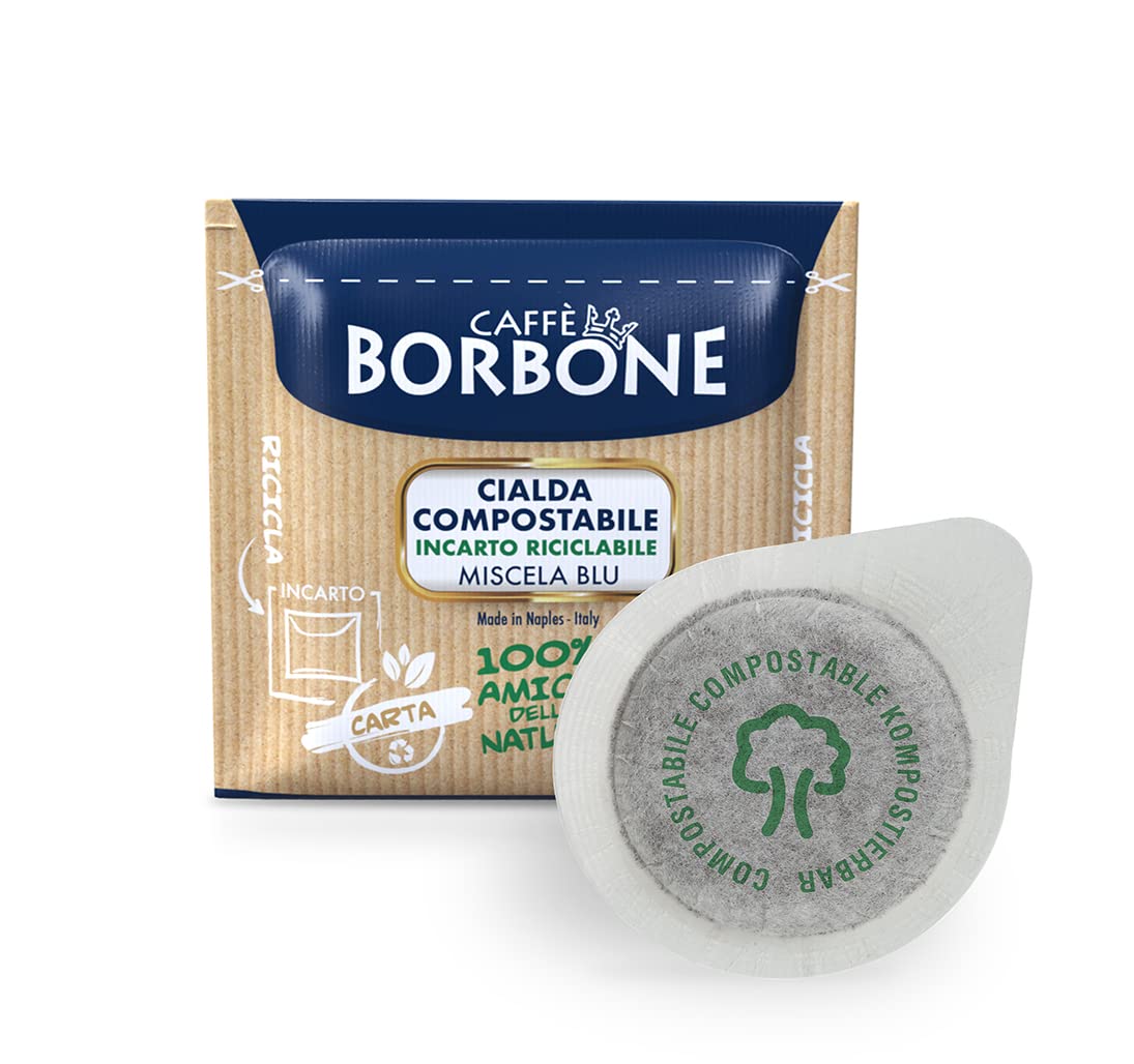 Caffè Borbone Espresso Coffee Pods, Blue Blend, 150 Count, Model 44BBLU150N