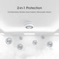 X-Sense 10-Year Battery Combination Smoke Carbon Monoxide Alarm Detector With Large Lcd Display, Standalone Model, 5-Pack